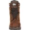 Georgia Boot Men's Waterproof Work Boot, 12 W, Steel Toe, 8 in H, Dark Brown, G9334 G9334 - alternate 3